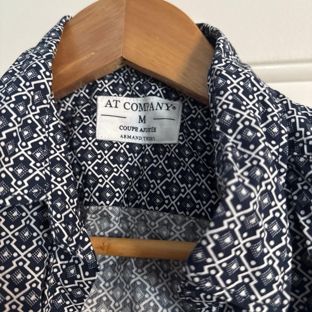 AT Company Geometric Pattern Shirt